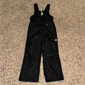 ZeroXposur black polyester snow bib overalls Kids Size 4/5